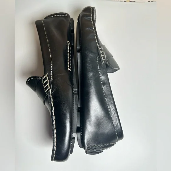 Cole Haan Black Leather Slip-On Loafers Women’s Flat Size 8.5B - Picture 11 of 15